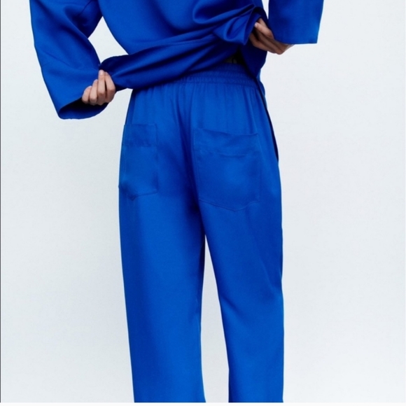 Zara wide flowy pant and blouse - Picture 4 of 11